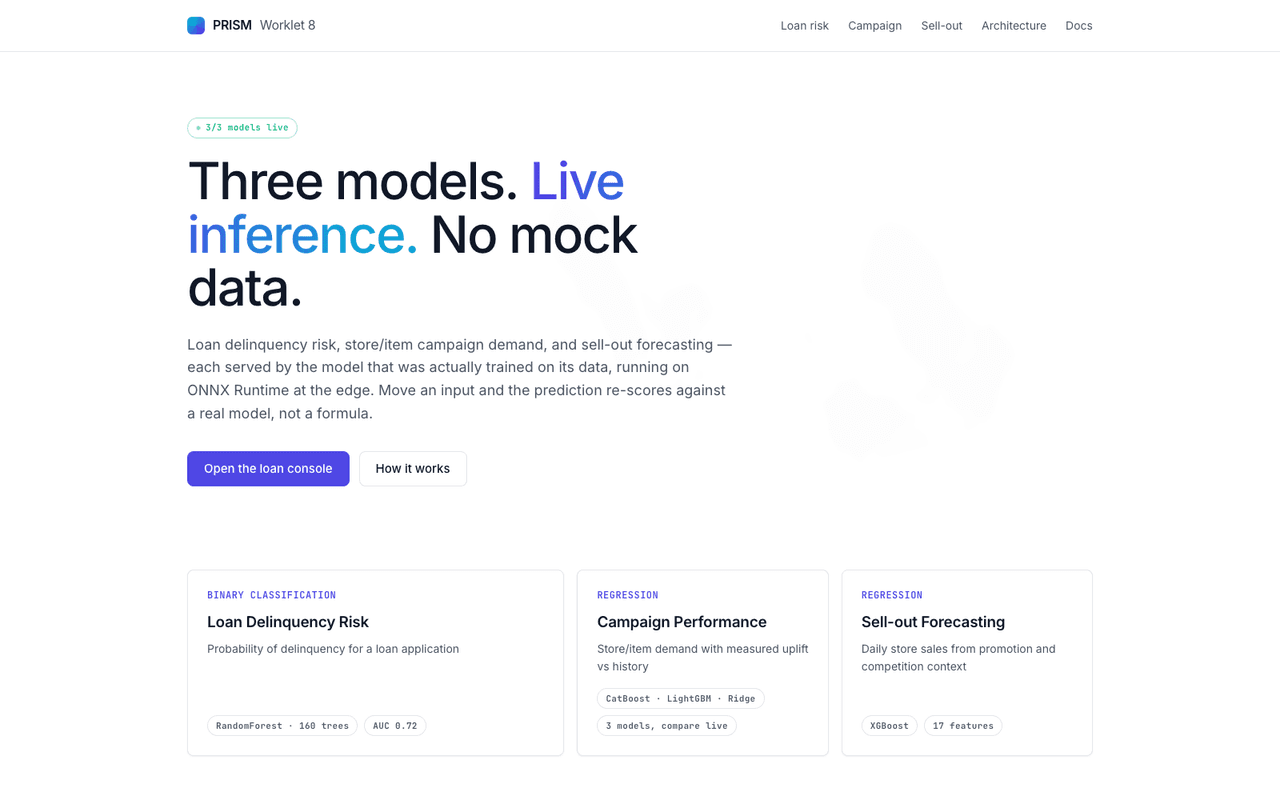 Samsung PRISM — Worklet 8 preview
